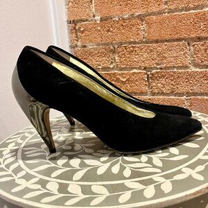 Walter Steiger Black Suede Pumps